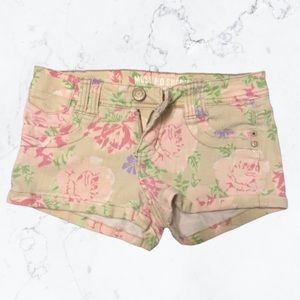 Mossimo Floral Jean Shorts Size 1